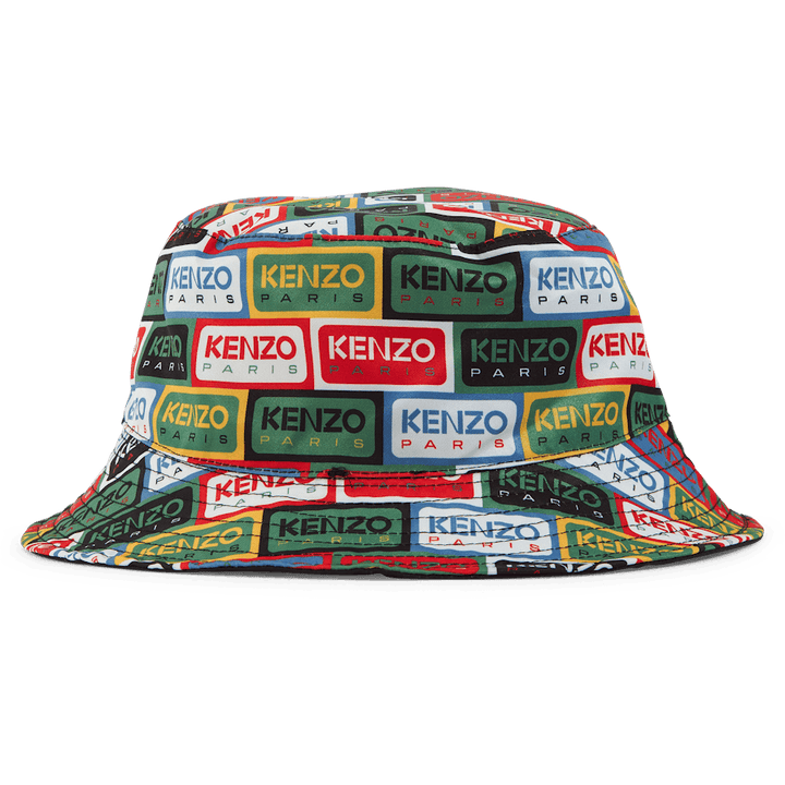Kbelíková čepice Kenzo Label Multicolor