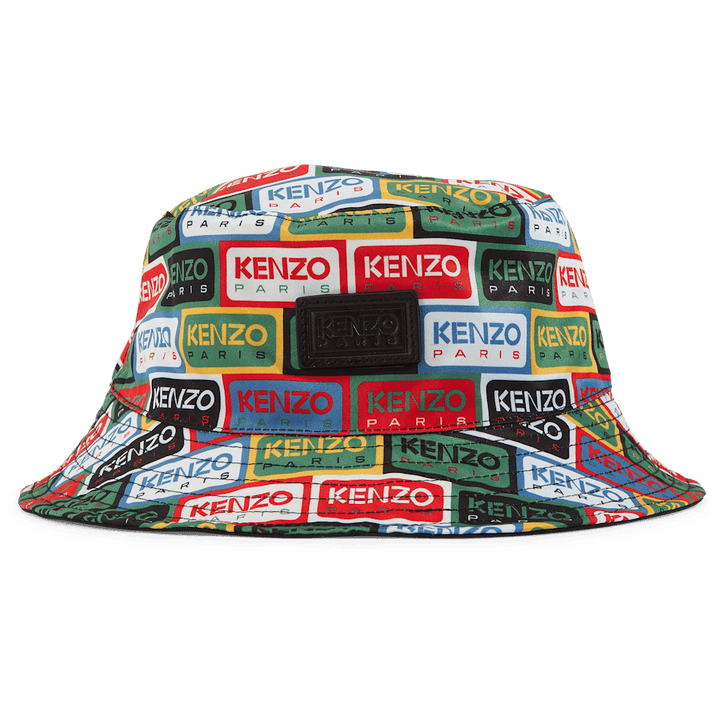 Kbelíková čepice Kenzo Label Multicolor