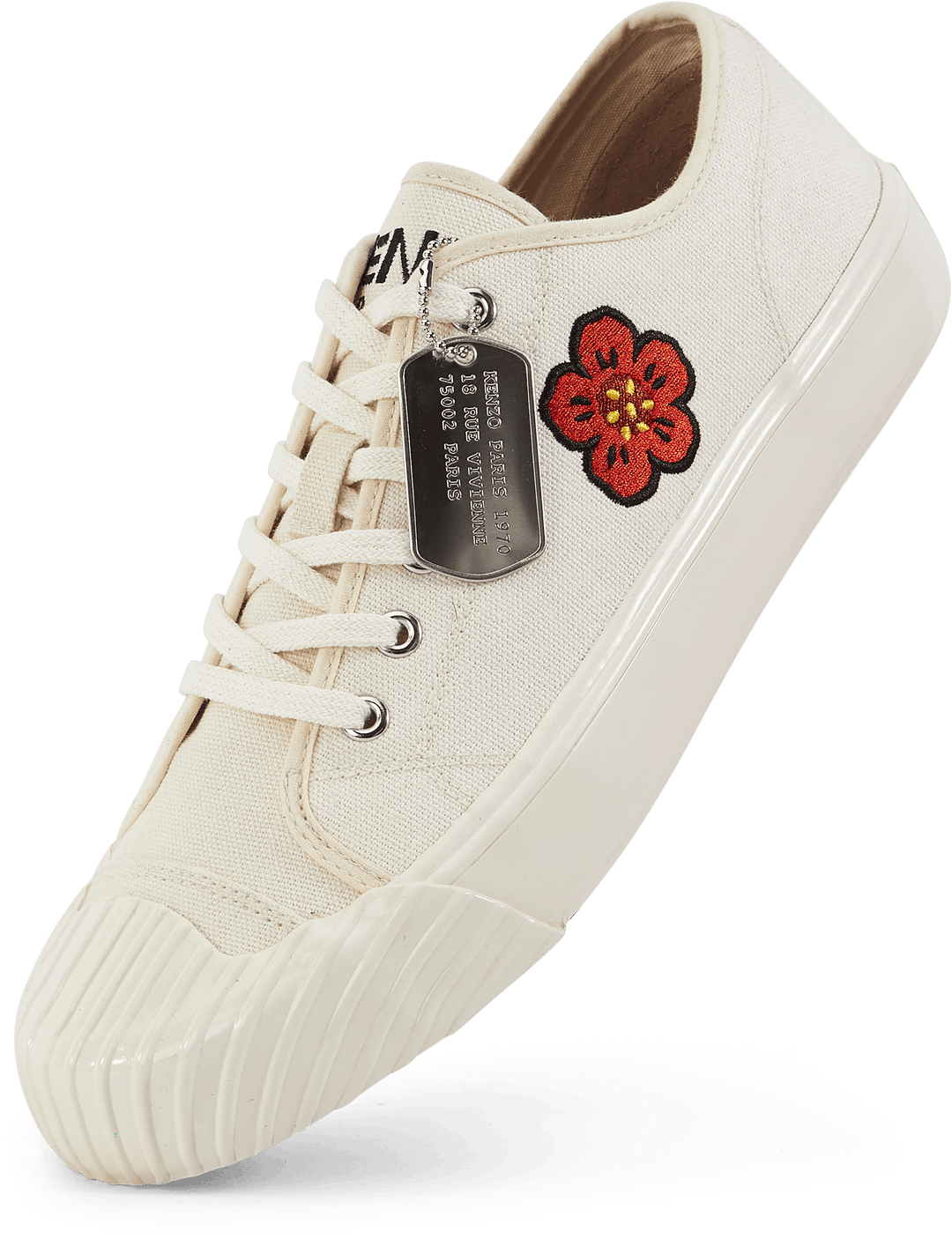 low top sneaker boke flower cream –
