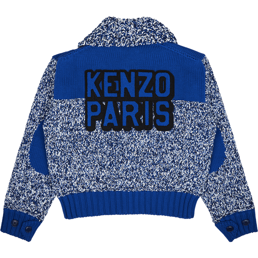 Cardigan Kenzo Paris 3D Bleu Nuit