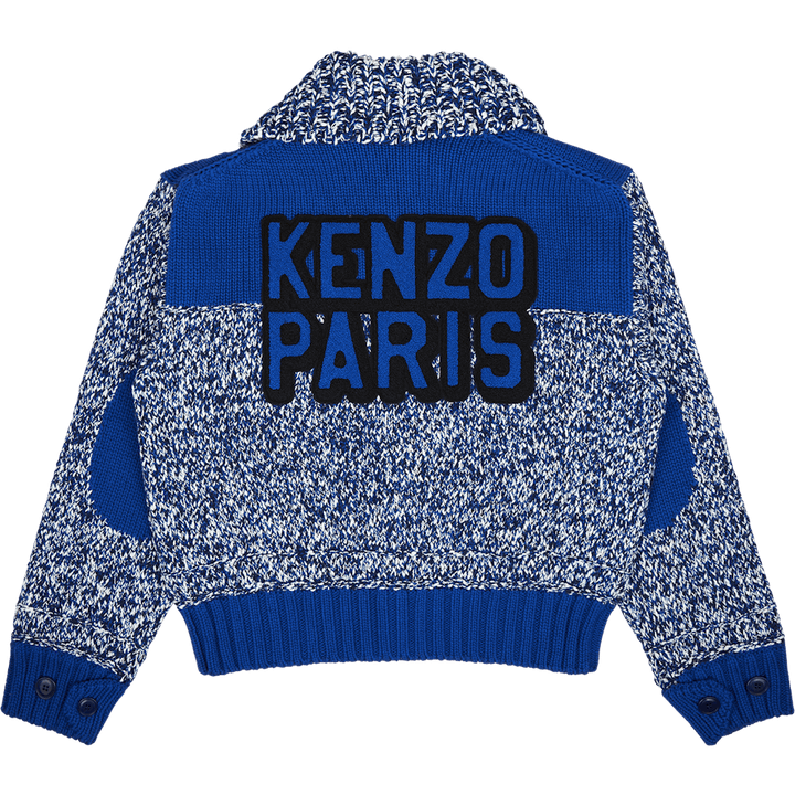 Cardigan Kenzo Paris 3D Bleu Nuit