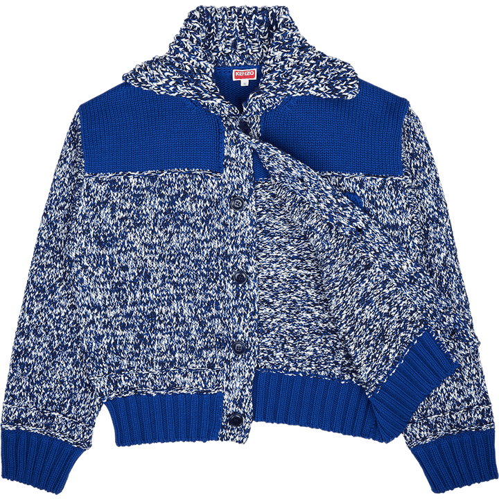 Cardigan Kenzo Paris 3D Bleu Nuit
