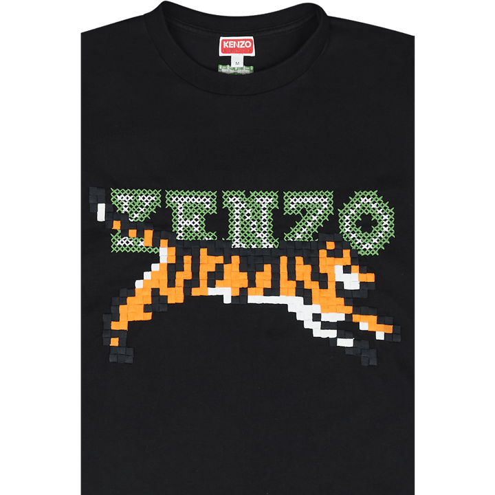 T-shirt Kenzo Pixel Black