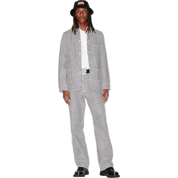 Denim Pants Kenzo Pixel Rinse Blue Denim