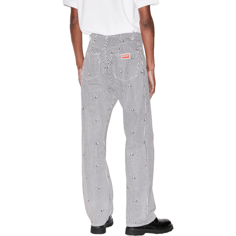 Denim Pants Kenzo Pixel Rinse Blue Denim
