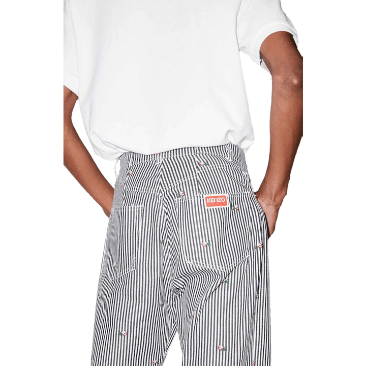 Denim Pants Kenzo Pixel Rinse Blue Denim