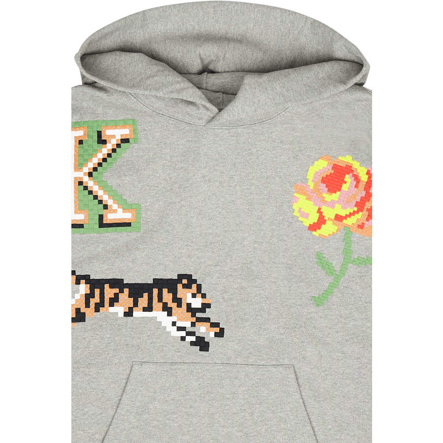 Sweat Kenzo Pixel Pearl Grey
