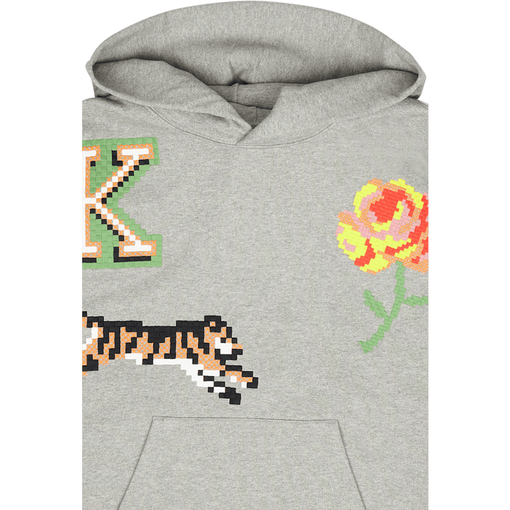 Sweat Kenzo Pixel Pearl Grey