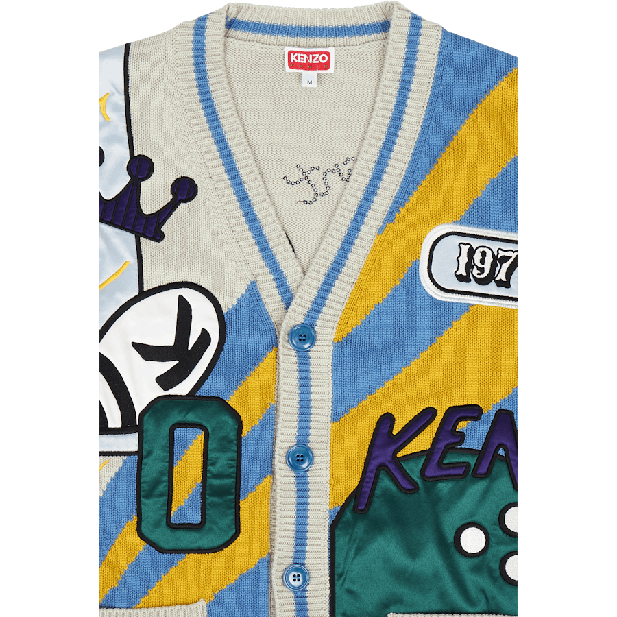 Cardigan Bowling Elephant Cyan