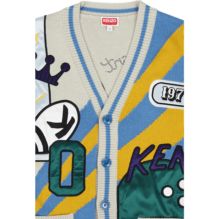 Cardigan Bowling Elephant Cyan