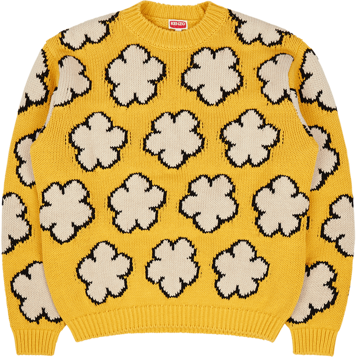 Maglione Boke Flower Giallo oro