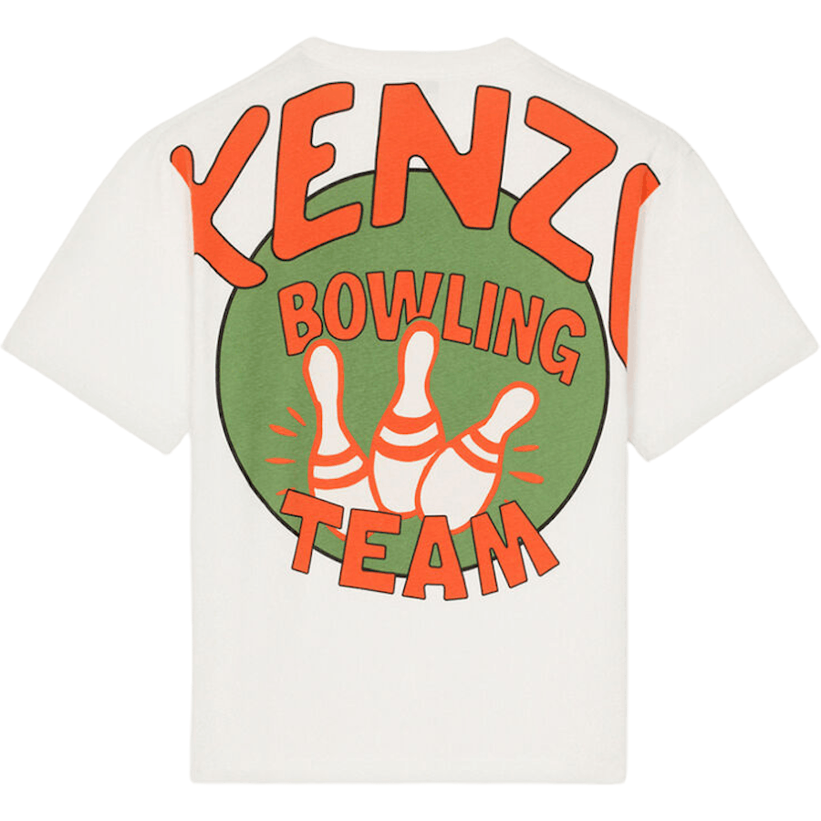 T-krekls Boulinga zilonis Off White