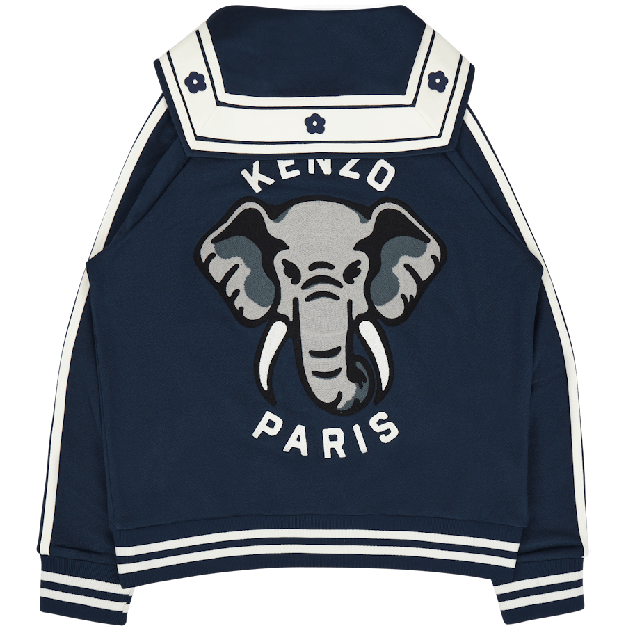 Zip Up Sweatshirt Ken Zo Midnight Blue