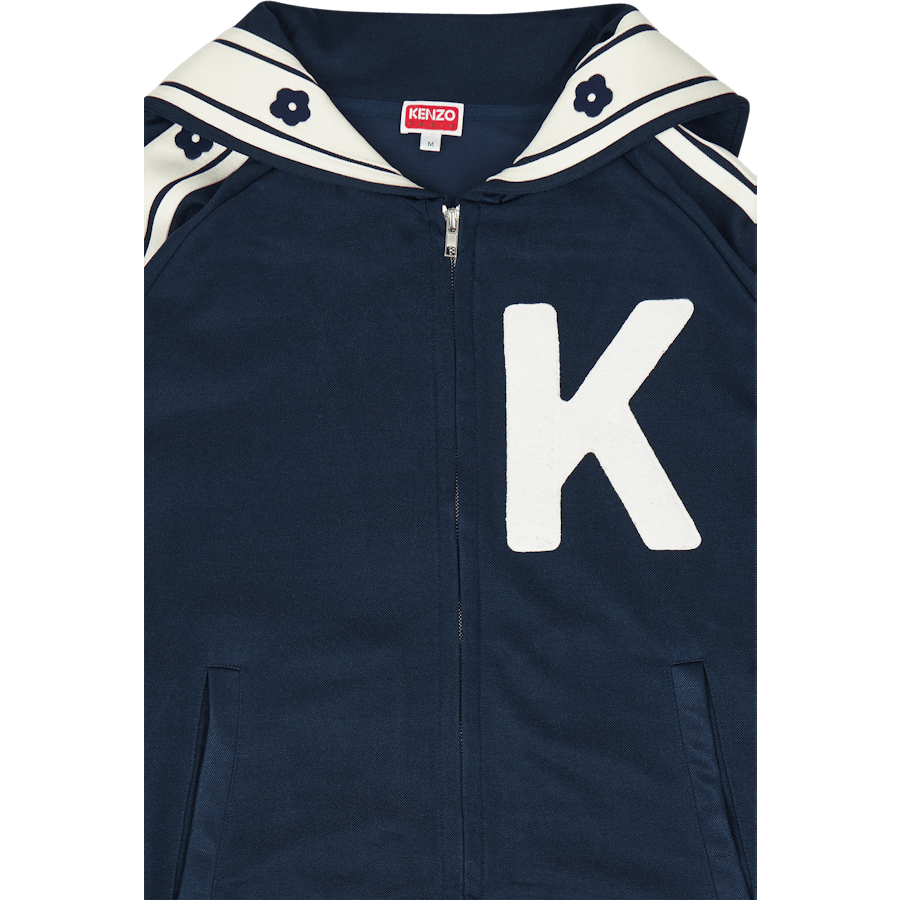 Zip Up Sweatshirt Ken Zo Midnight Blue