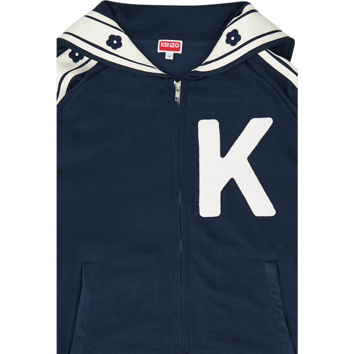 Zip Up Sweatshirt Ken Zo Midnight Blue