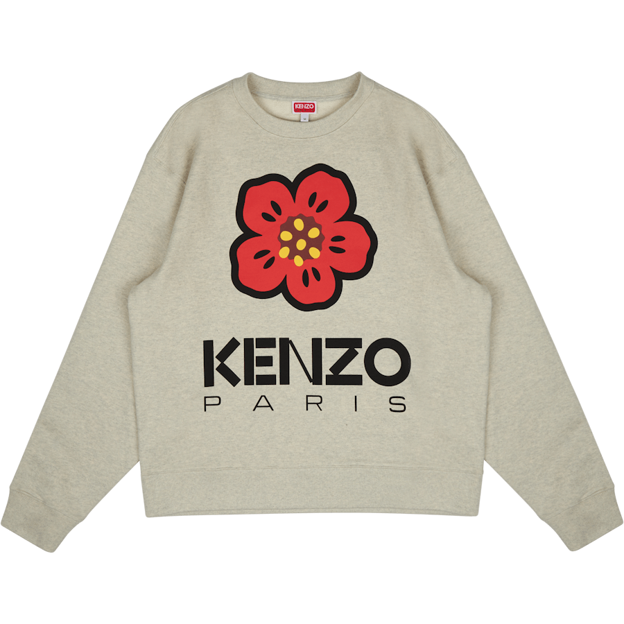 Sweat Boke Flower Pale Grey
