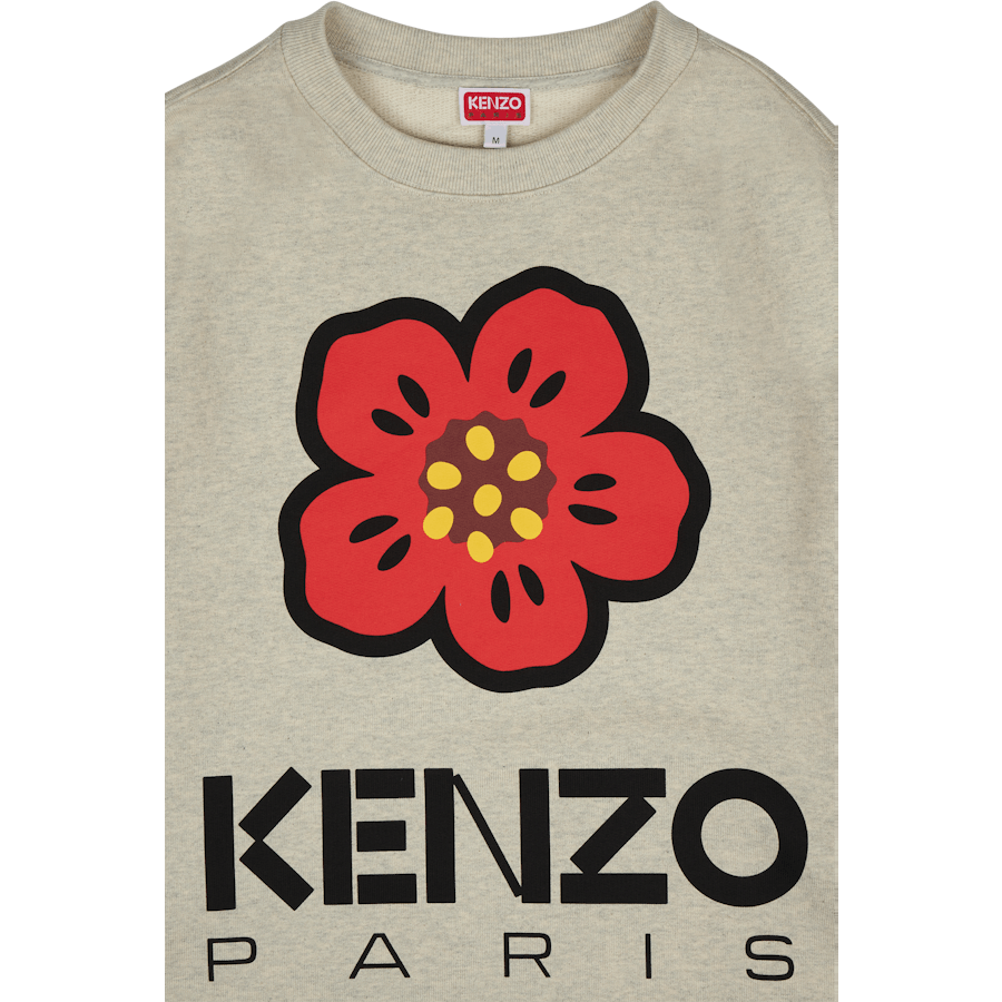 Sweat Boke Flower Pale Grey