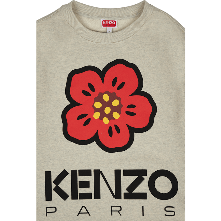 Sweat Boke Flower Pale Grey