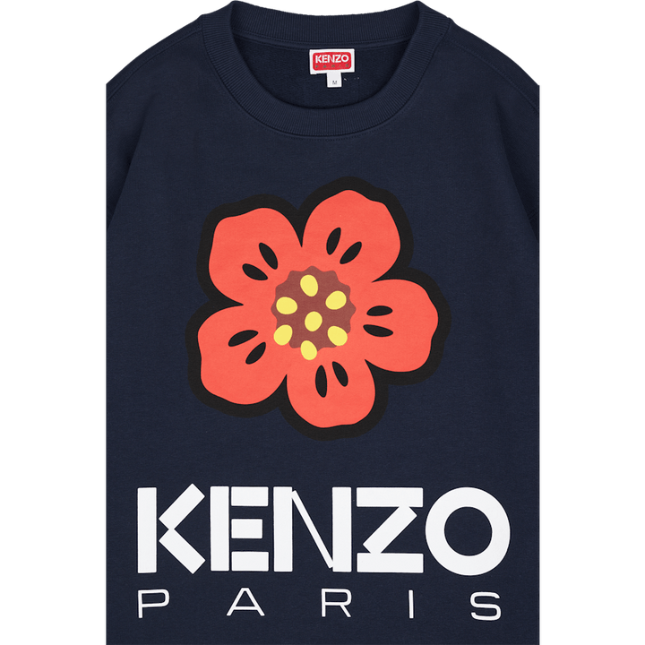Sweat Boke Flower Midnight Blue