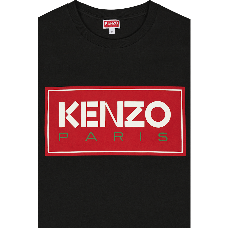 T-shirt Tricolor Kenzo Paris Black