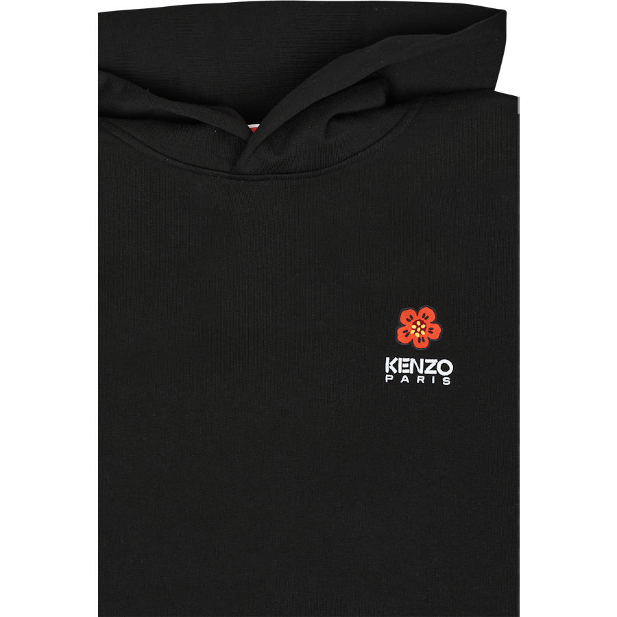 Hoodie Boke Flower Black