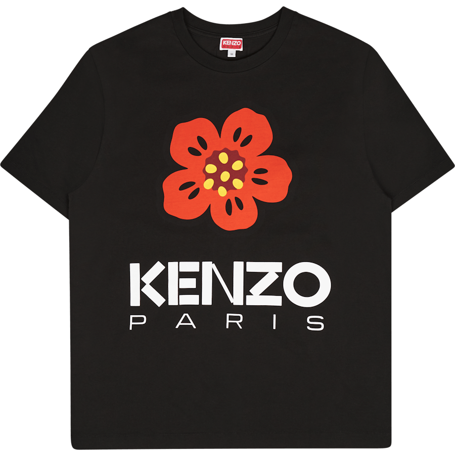 T-shirt Boke Flower Black