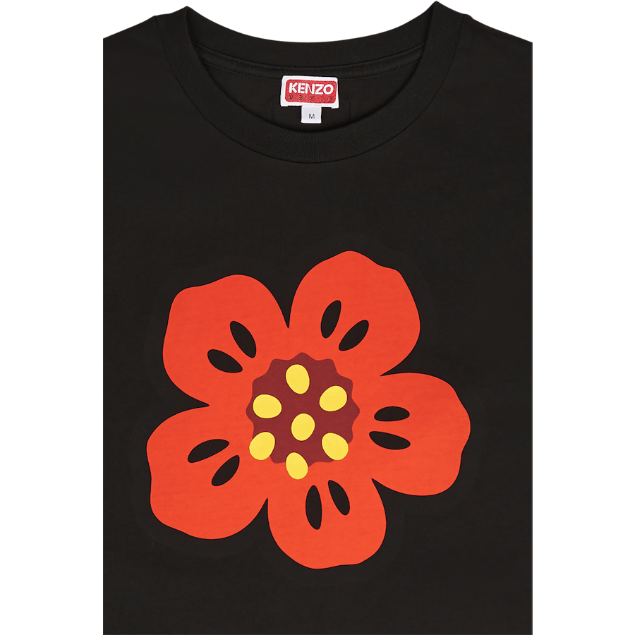 T-shirt Boke Flower Black