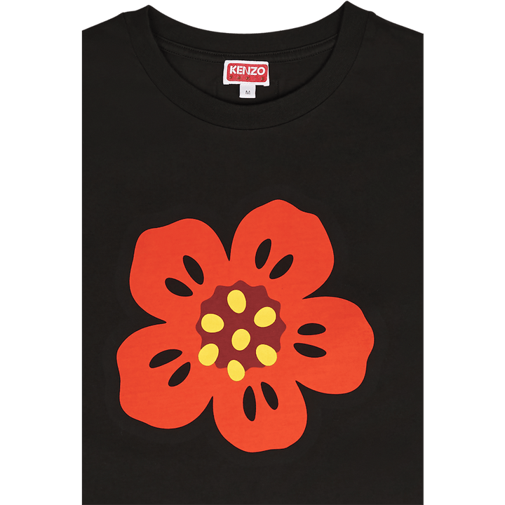 T-shirt Boke Flower Black