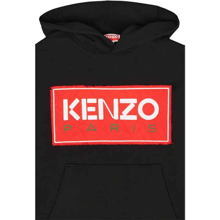 Hoodie Tricolor Kenzo Paris Black