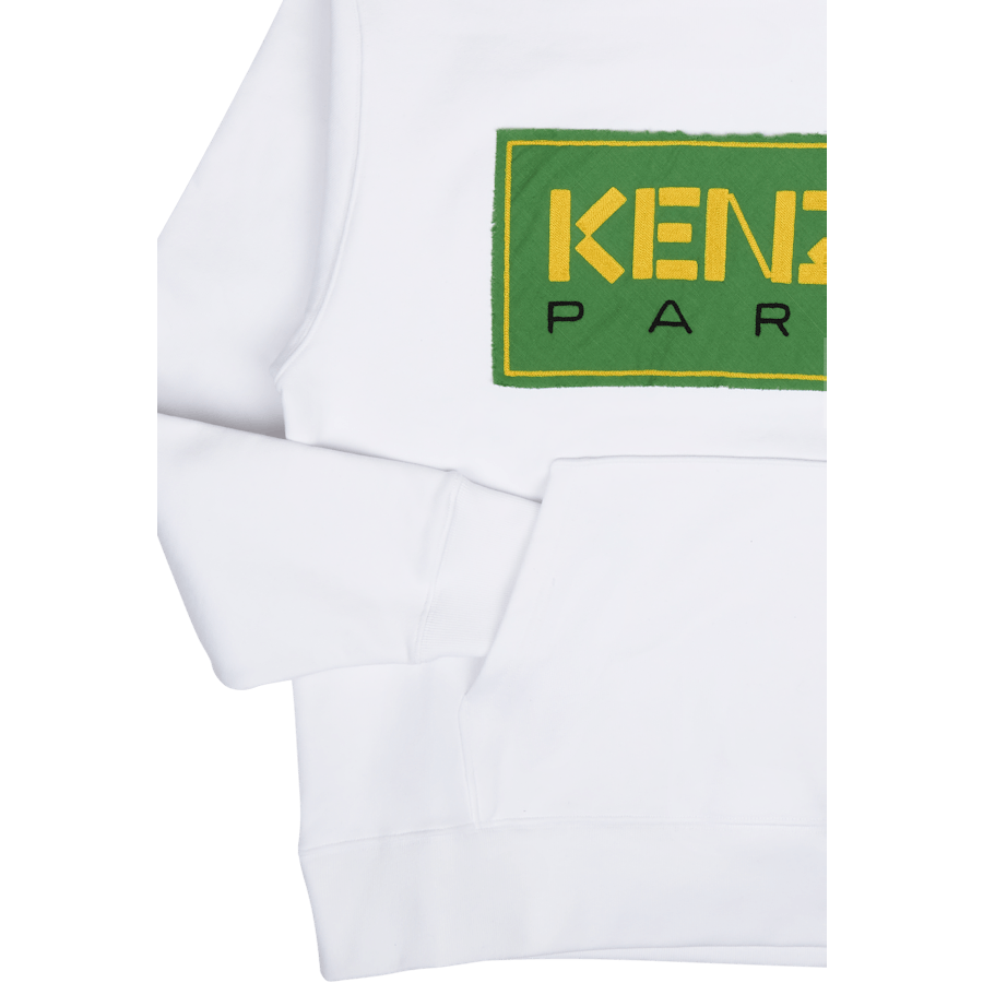 Hoodie Tricolor Kenzo Paris White