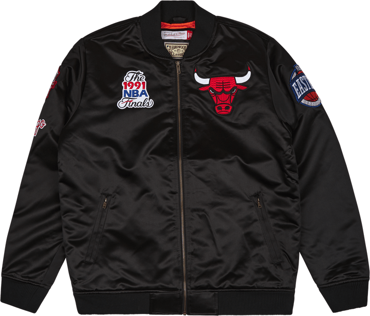 Bulls Flight Satin Bomber Jacket