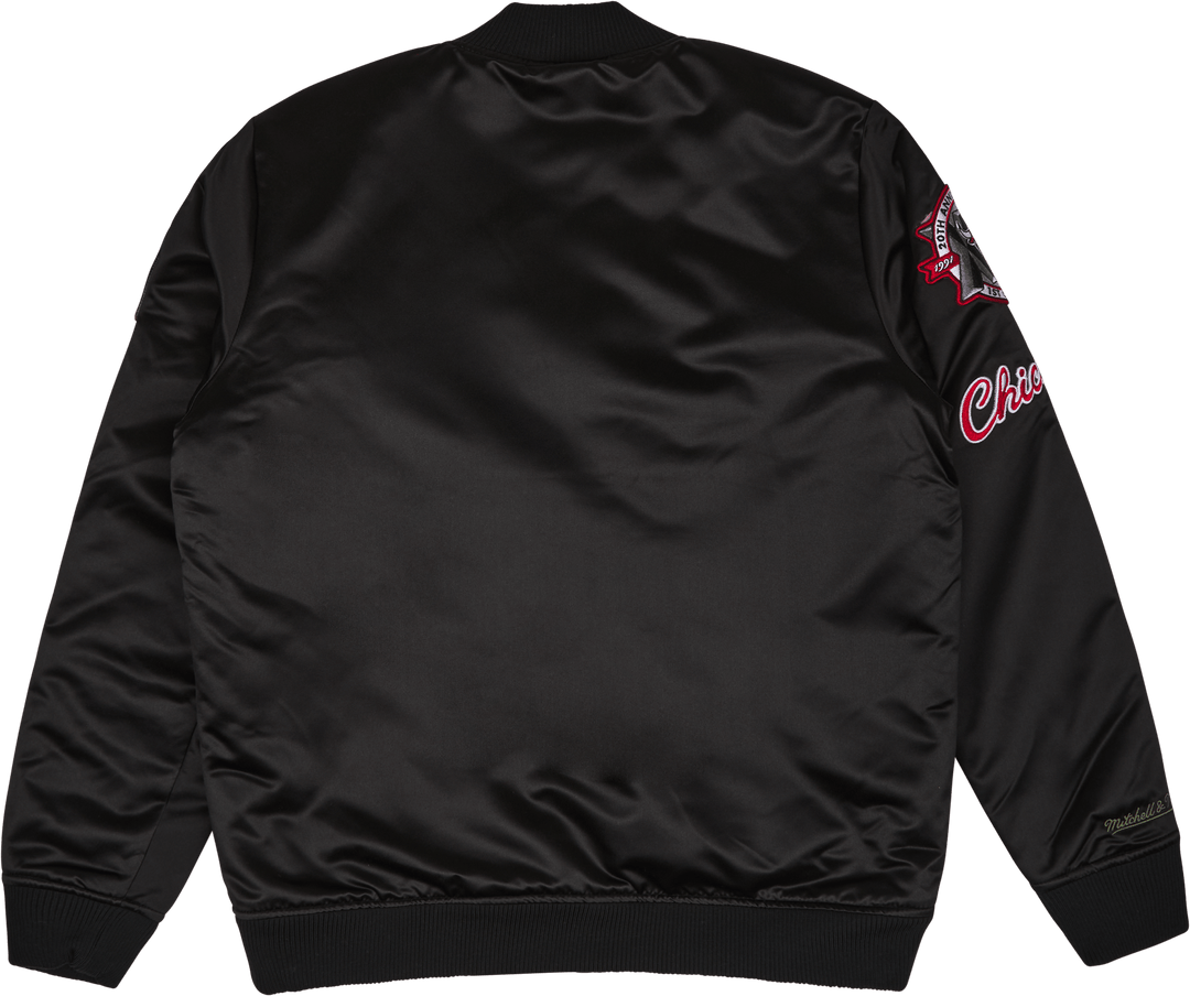 Bulls Flight Satin Bomber Jacket