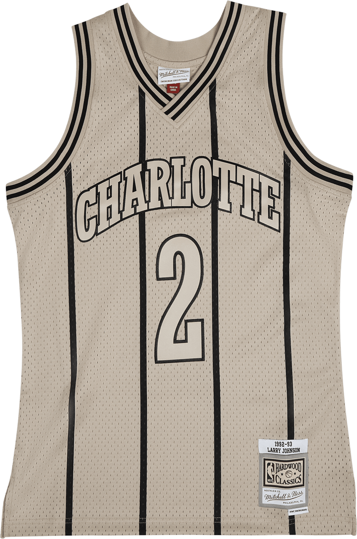 Hornets Khaki Swingman Jersey