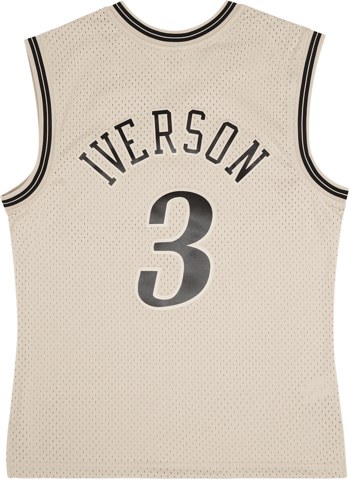 76ers Khaki Swingman Jersey