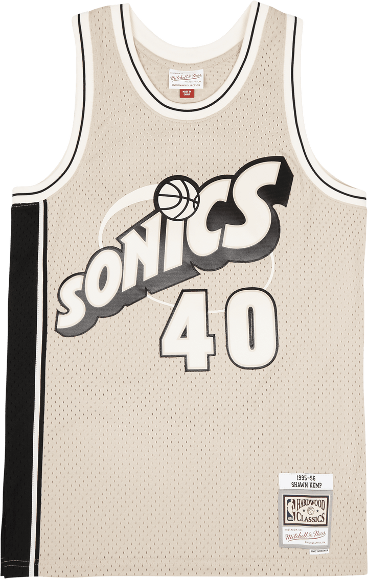 Supersonics Khaki Swingman Jersey