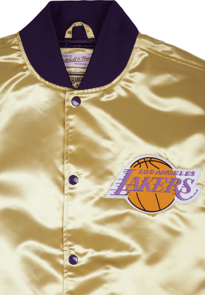 Lehká saténová bunda Lakers