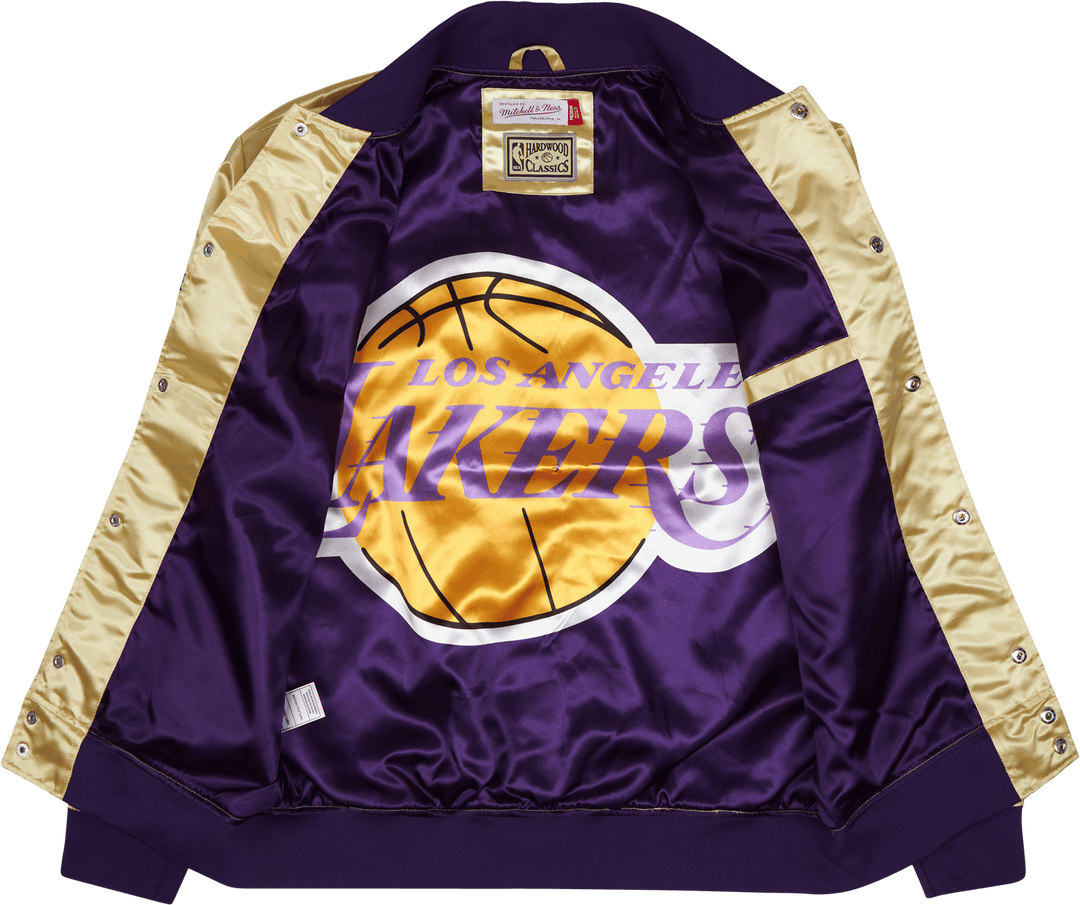 Lehká saténová bunda Lakers