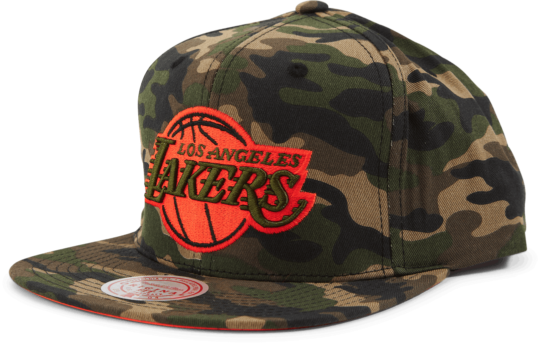 Lakers Neon Camo Pop Snapback