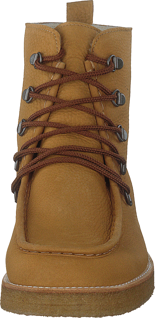Boot With Wool Lining And Wide 2580 Camel