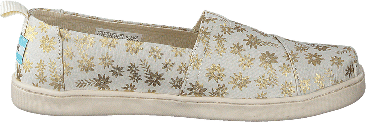 Classic Alp Foil Floral Blooms Natural Gold