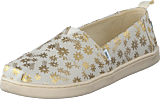 Classic Alp Foil Floral Blooms Natural Gold
