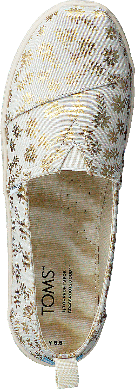 Classic Alp Foil Floral Blooms Natural Gold