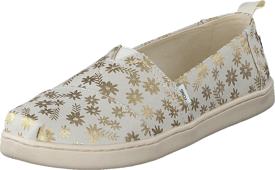 Classic Alp Foil Floral Blooms Natural Gold