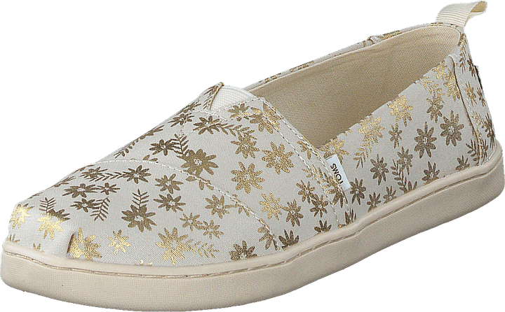 Classic Alp Foil Floral Blooms Natural Gold