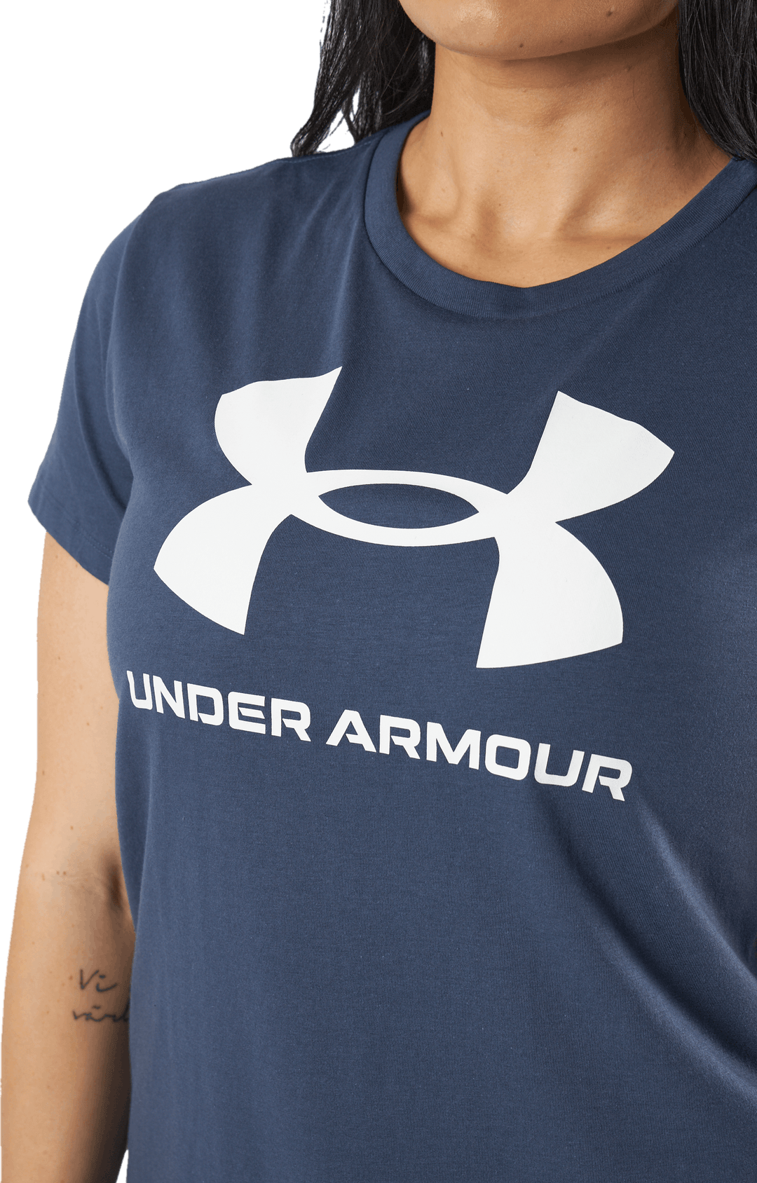 Ua Sportstyle Logo Ss Downpour Gray