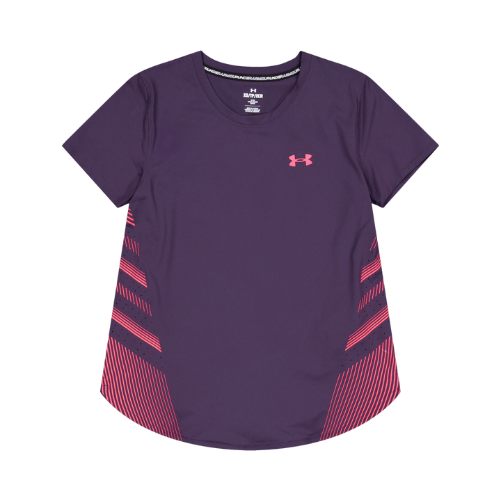 Ua Iso-chill Laser Tee Ii Tux Purple