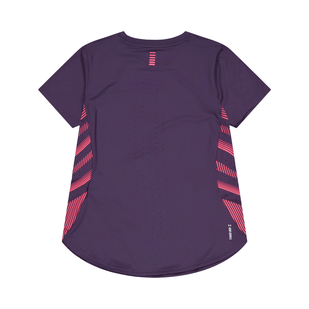 Ua Iso-chill Laser Tee Ii Tux Purple