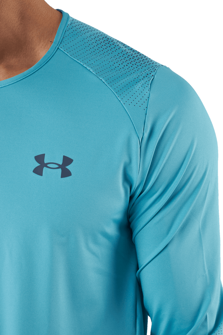 Ua Armourprint Ls Glacier Blue