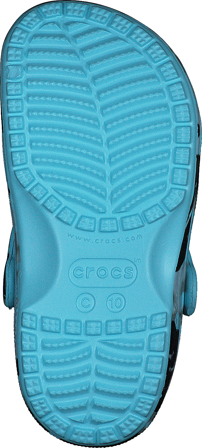 Classic Spray Camo Clog Kids Arctic