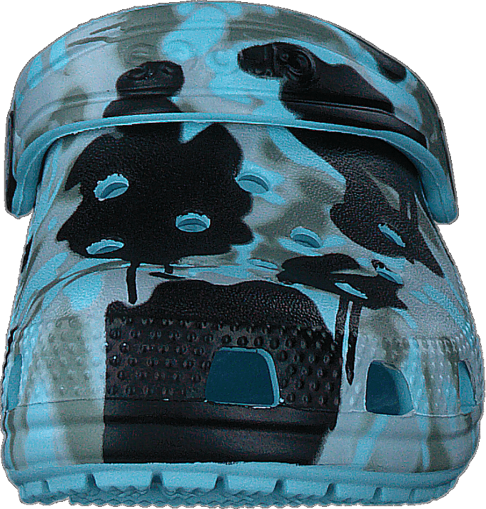 Classic Spray Camo Clog Kids Arctic